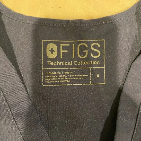 Figs SP technical navy blue set: cargo pants + 2 pocket shirt - Picture 3 of 4